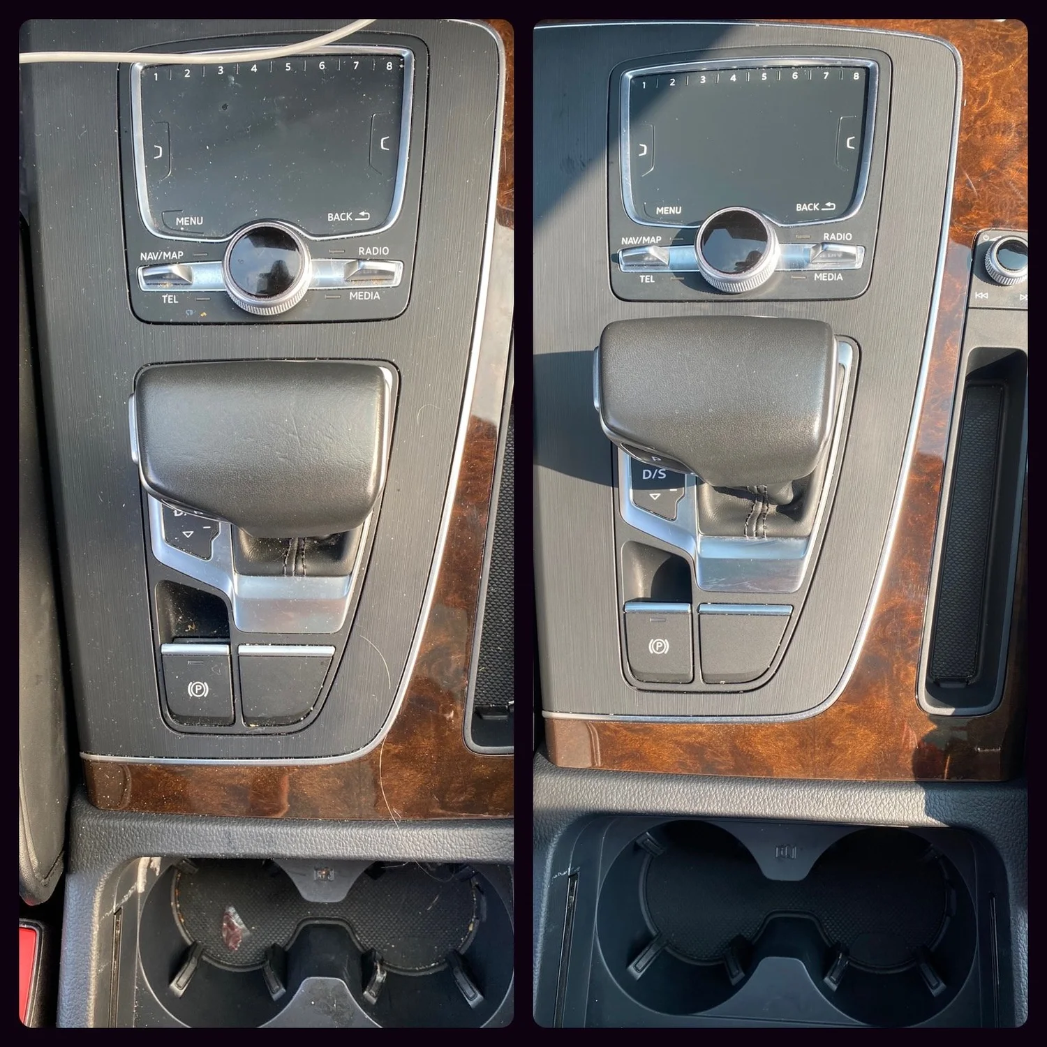 Center console detail transformation